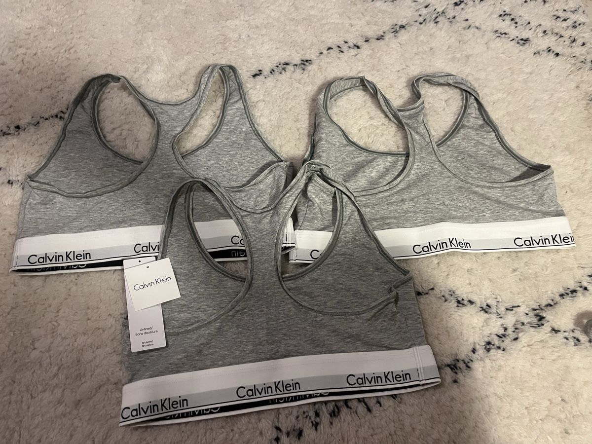 Calvin Klein Altra biancheria intima: Calvin Klein Bustier grau L Top Zustand – Nuovo (secondo la descrizione) da Kerzers venduto da del13 1