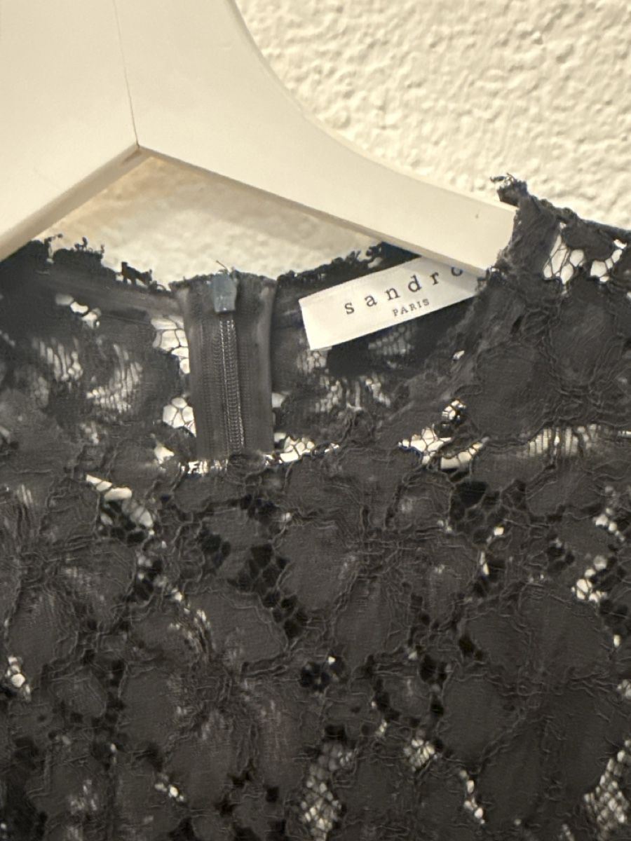 Sandro Camicette: Sandro Paris Spitzen Bluse – Usato da Embrach venduto da shila_03 3