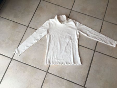 Super Col roulé 128 VOEGELE blanc