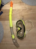 Schnorchelset gelb Maske Schnorchel Tauchen Schnorcheln 49
