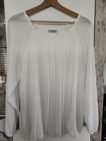 Carnaby Bluse, weiss, Gr. XXL, ideal für den Sommer!