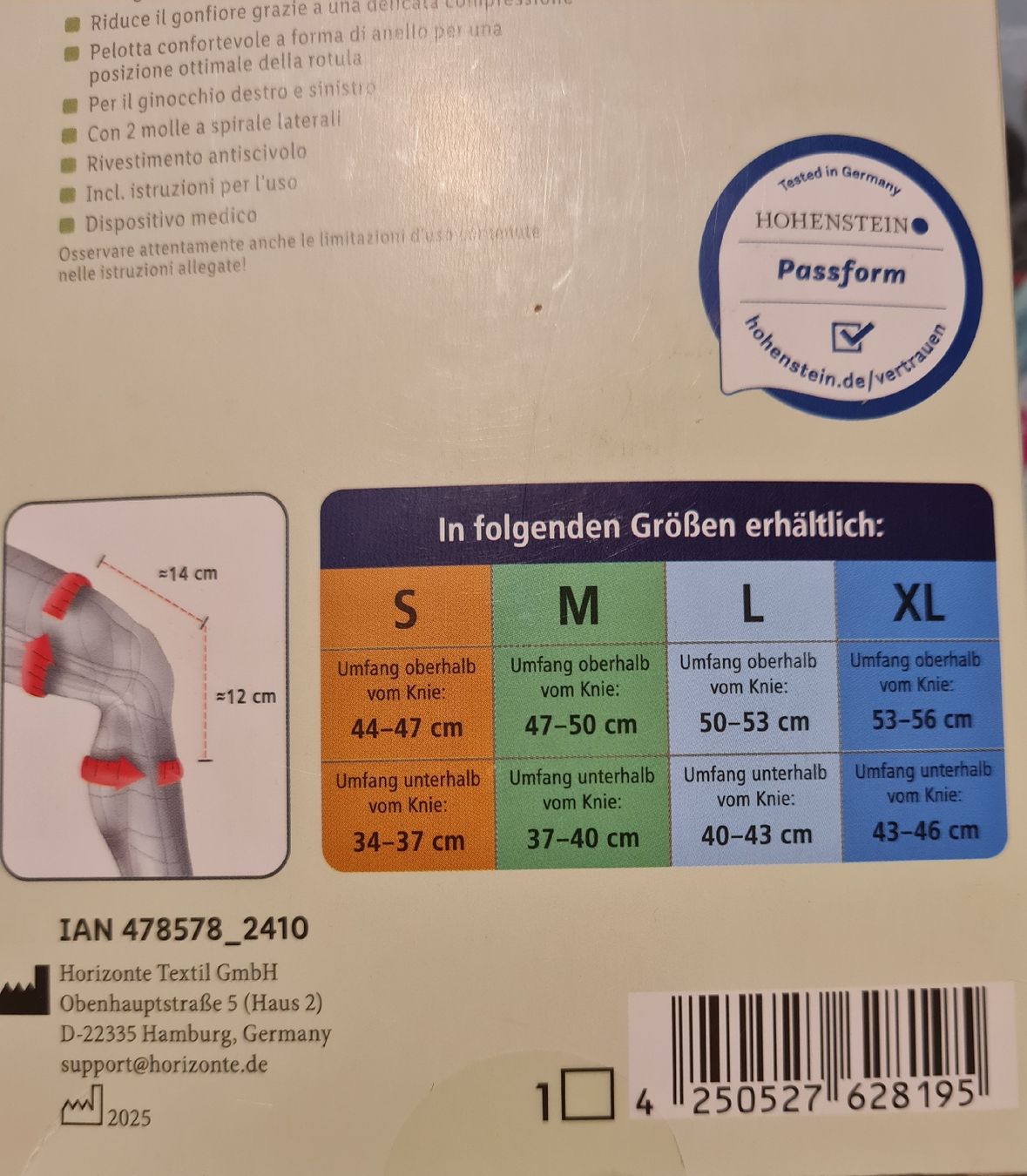 Appareils médicaux: Kniegelenkbandage XL – Neuf avec emballage d'origine à Horw par Arta20000 2