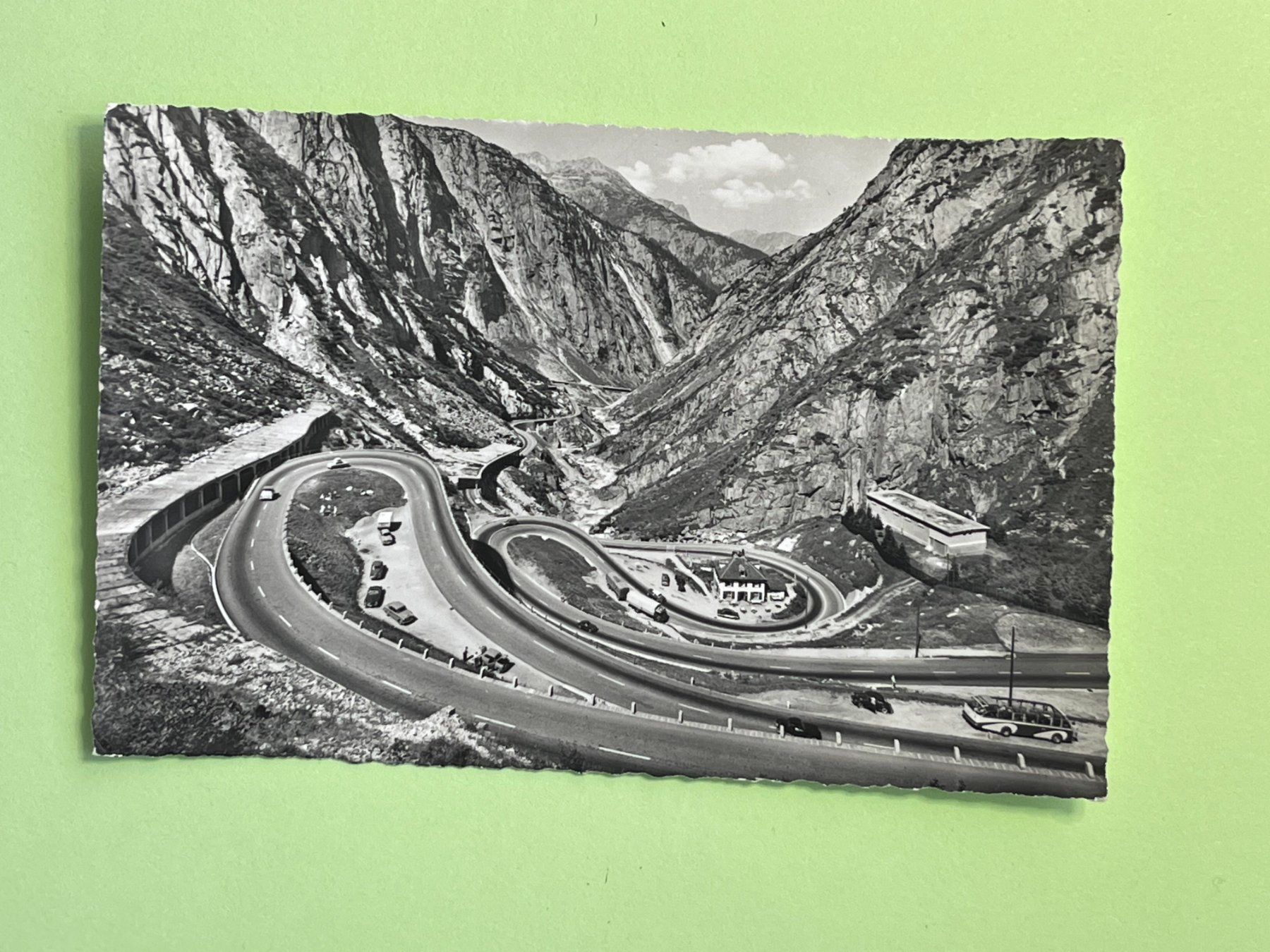 Cartoline postali: Gotthardstrasse bei Göschenen – Usato da Steg VS venduto da danwer74