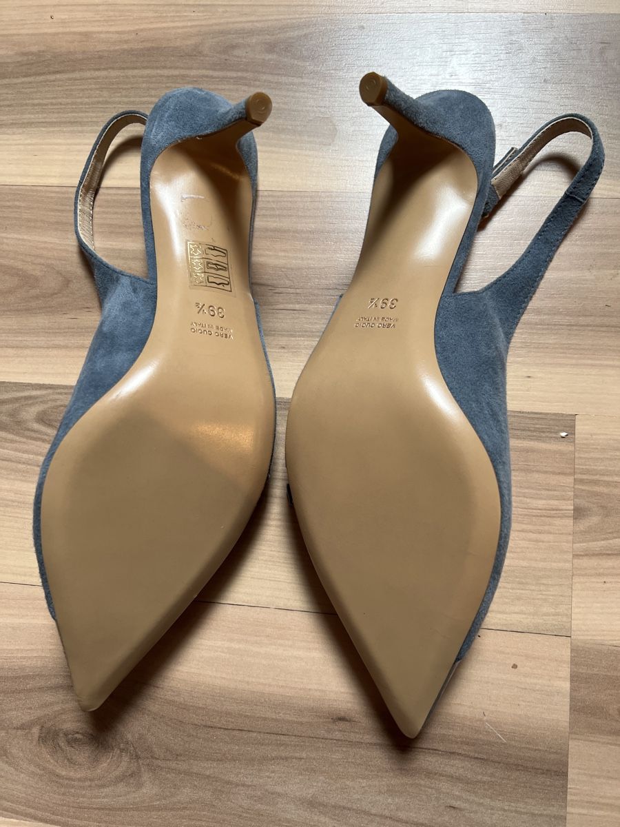 Damenschuhe: 1 paire de chaussures pointure 39 1/2 cuir et daim – Neu und originalverpackt aus Charmey (Gruyère) von Rolando6 2