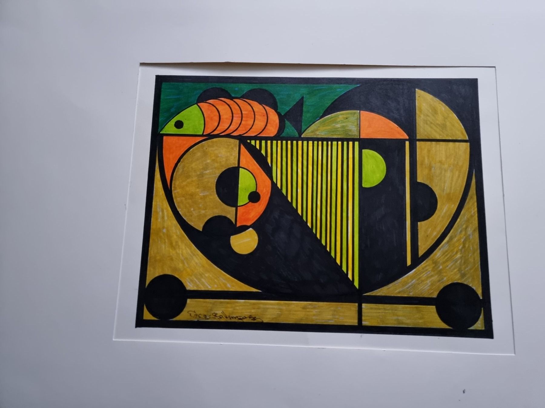Posters & Illustrations: EDGAR BALTENSPERGER ORIGINAL MISCHTECHNIK SIGNIERT – D'occasion à Gersau par grafik-kunst 9