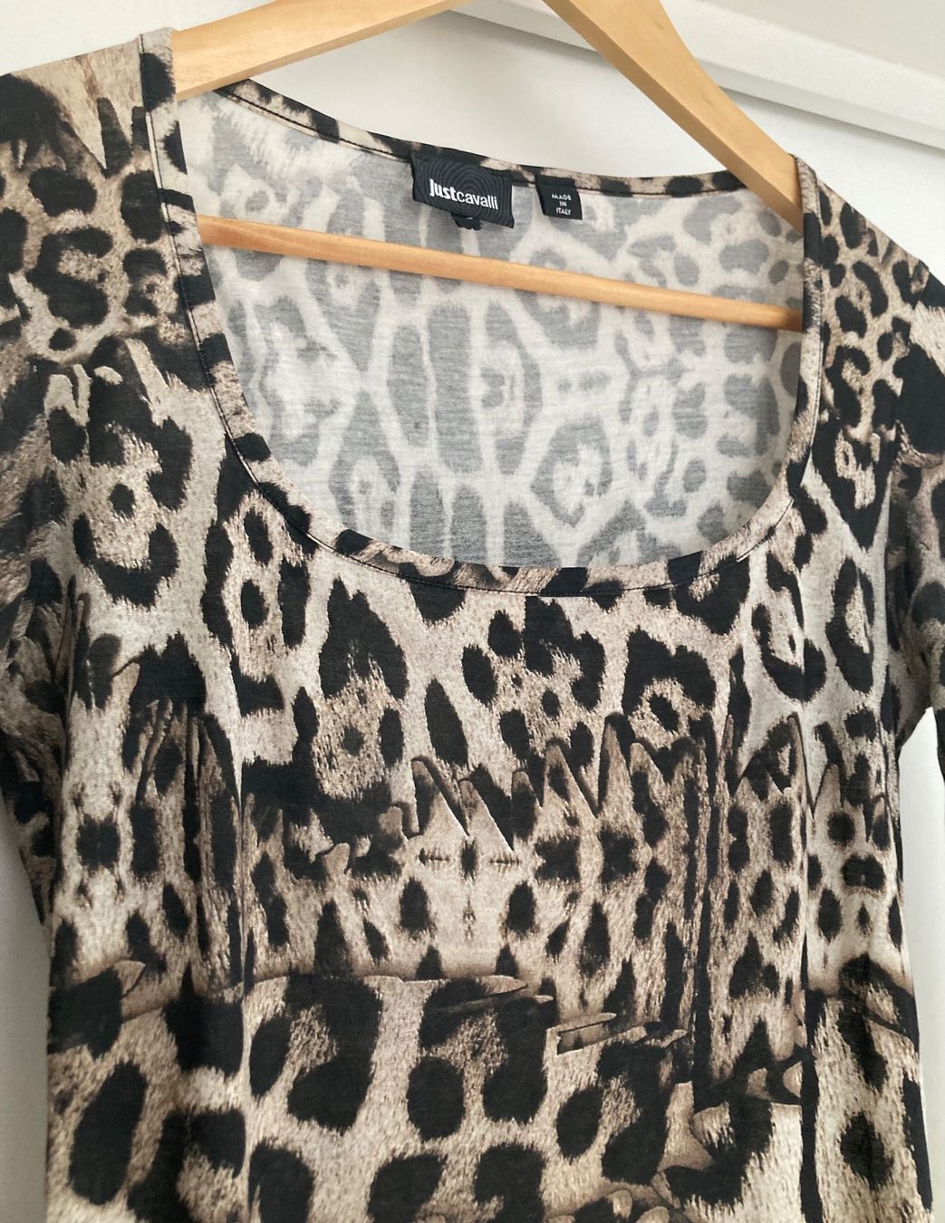 Roberto Cavalli Vestiti: Just Cavalli Kleid Mit Leopard Muster Gr.S – Usato da Unterägeri venduto da Jutka_04 2