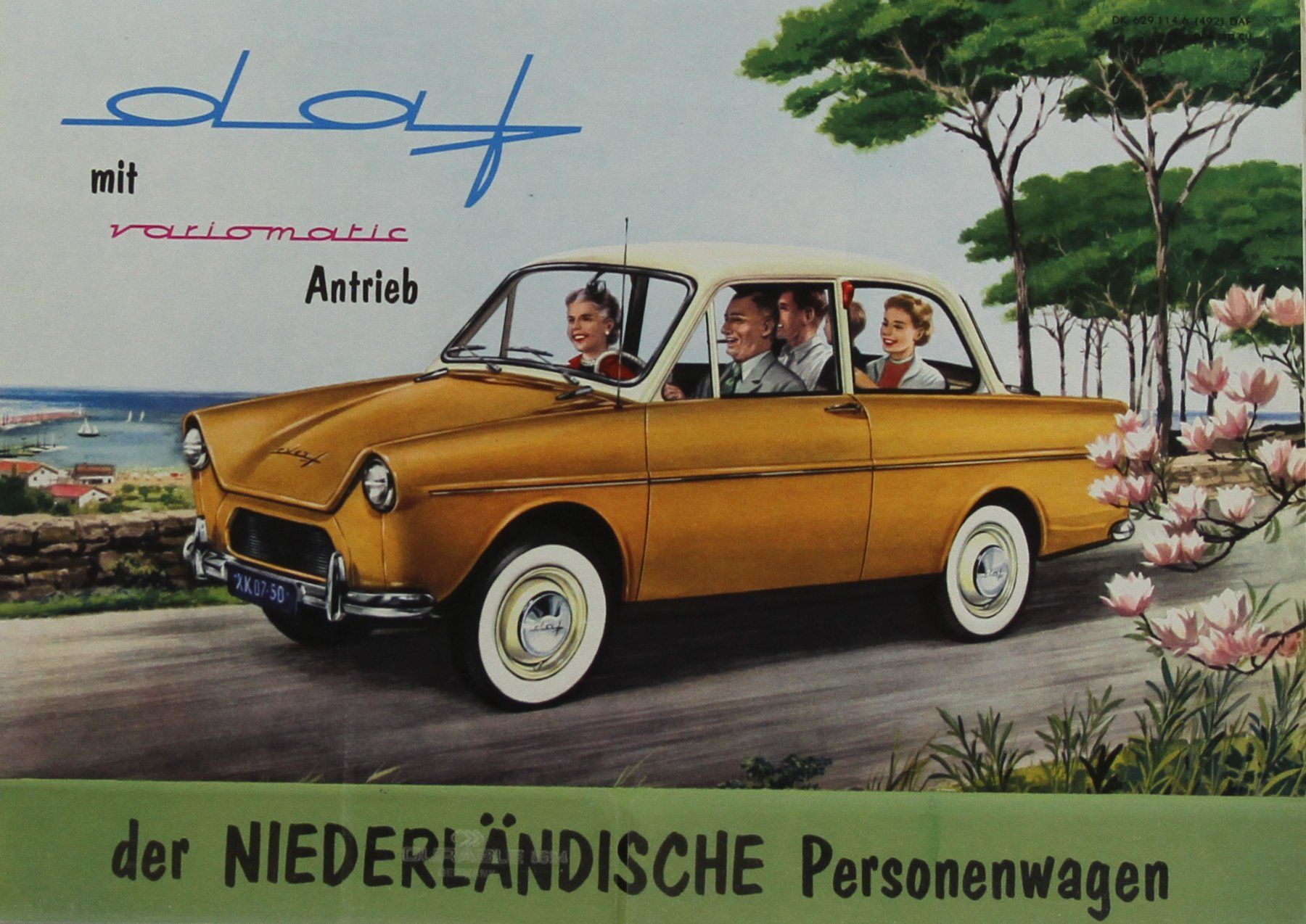 Daf Documenti: NEUWAGEN PROSPEKT  | DAF 600 - VARIOMATIC | AB 01.1959 - DE – Usato da Unterägeri venduto da GIGOLOLIT