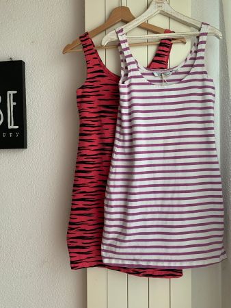 2 Tanktop / Longtop Grösse L, Baumwolle