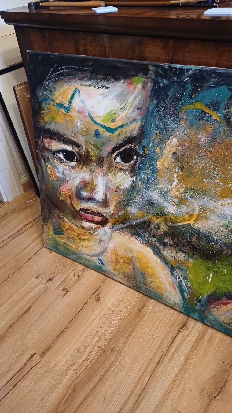 Tableaux: Schönes Bild Handbemahlt – D'occasion à Flawil par Naphtali 3