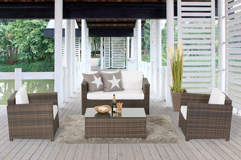 Viplounge Divani: Gartenlounge Farbe braun – Nuovo e nell'imballaggio originale da Uznach venduto da viplounge 5