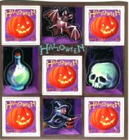 Block "Halloween". Frankreich.