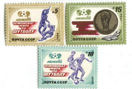 Briefmarken "Fussball". UdSSR.