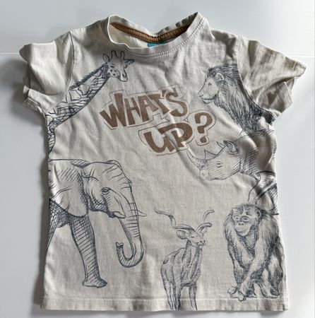 Little Kids - T-shirt animaux safari, taille 104