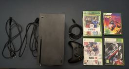 Xbox Series X 1TB | Controller + Play&Charge Kit + 4 Spiele