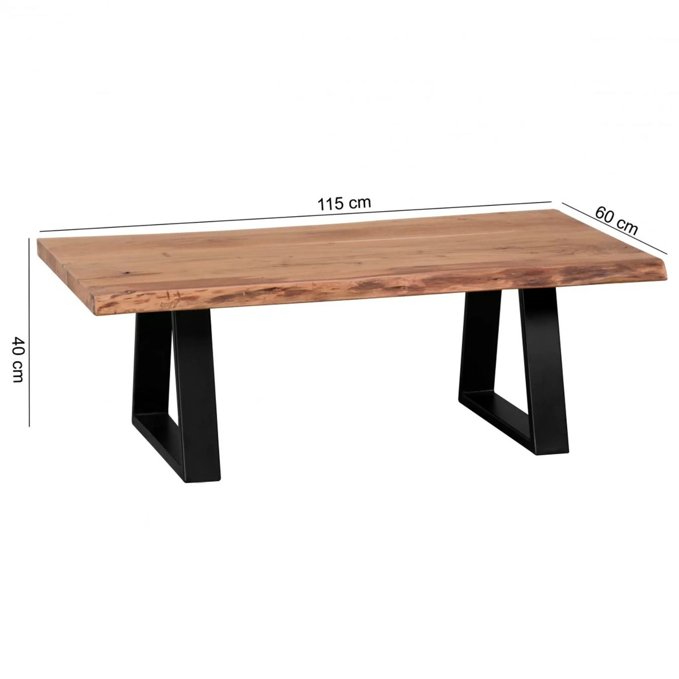 Tische: Couchtisch - Massivholz Akazie – Neu und originalverpackt aus Winterthur von aredo 8