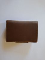 Kartenetui Smart Wallet Braun Leder-Optik Münzfach NEU