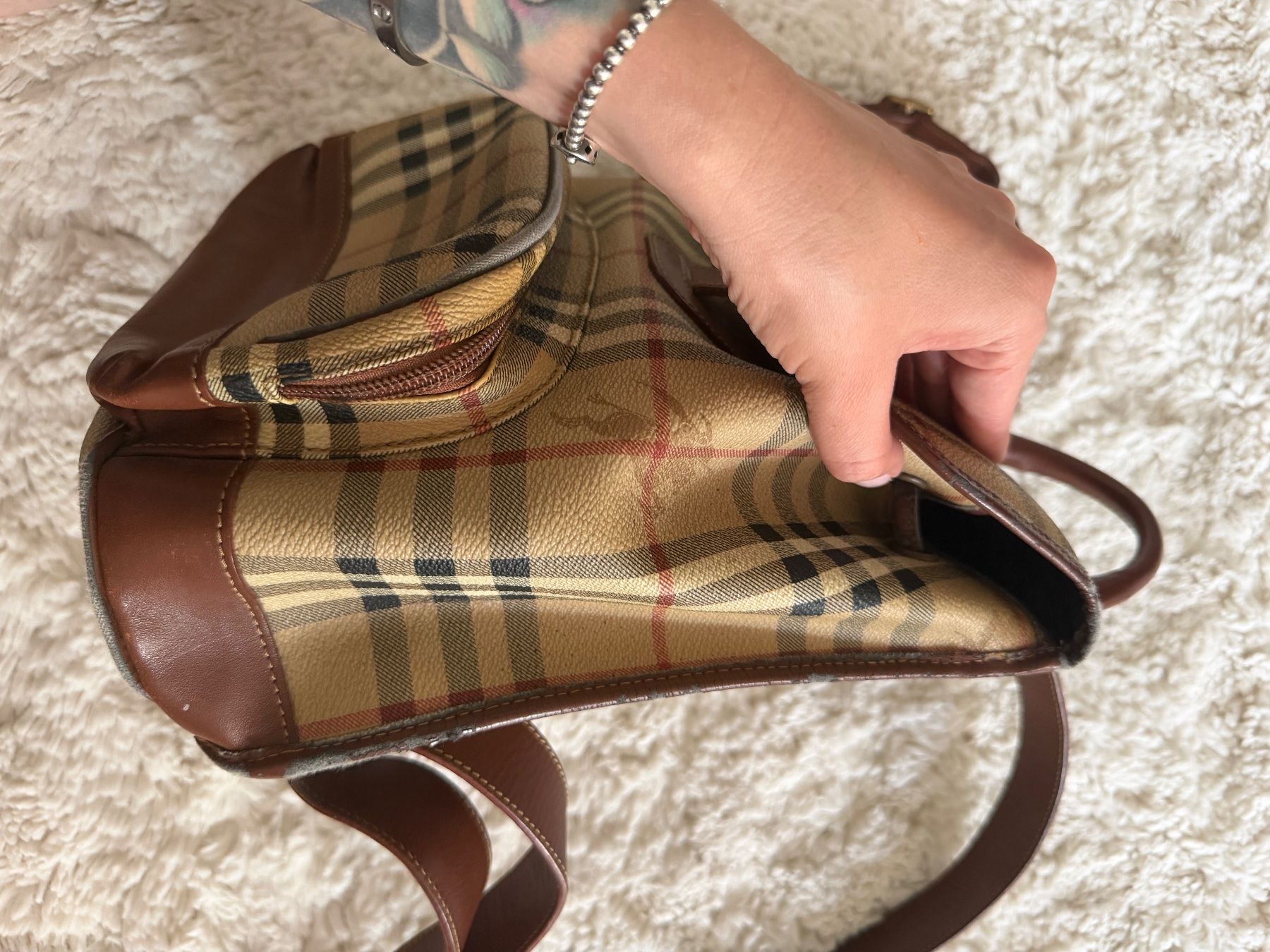 Burberry Zaini: Vintage Burberry backpack – Usato da Schaffhausen venduto da Nadiuna 2