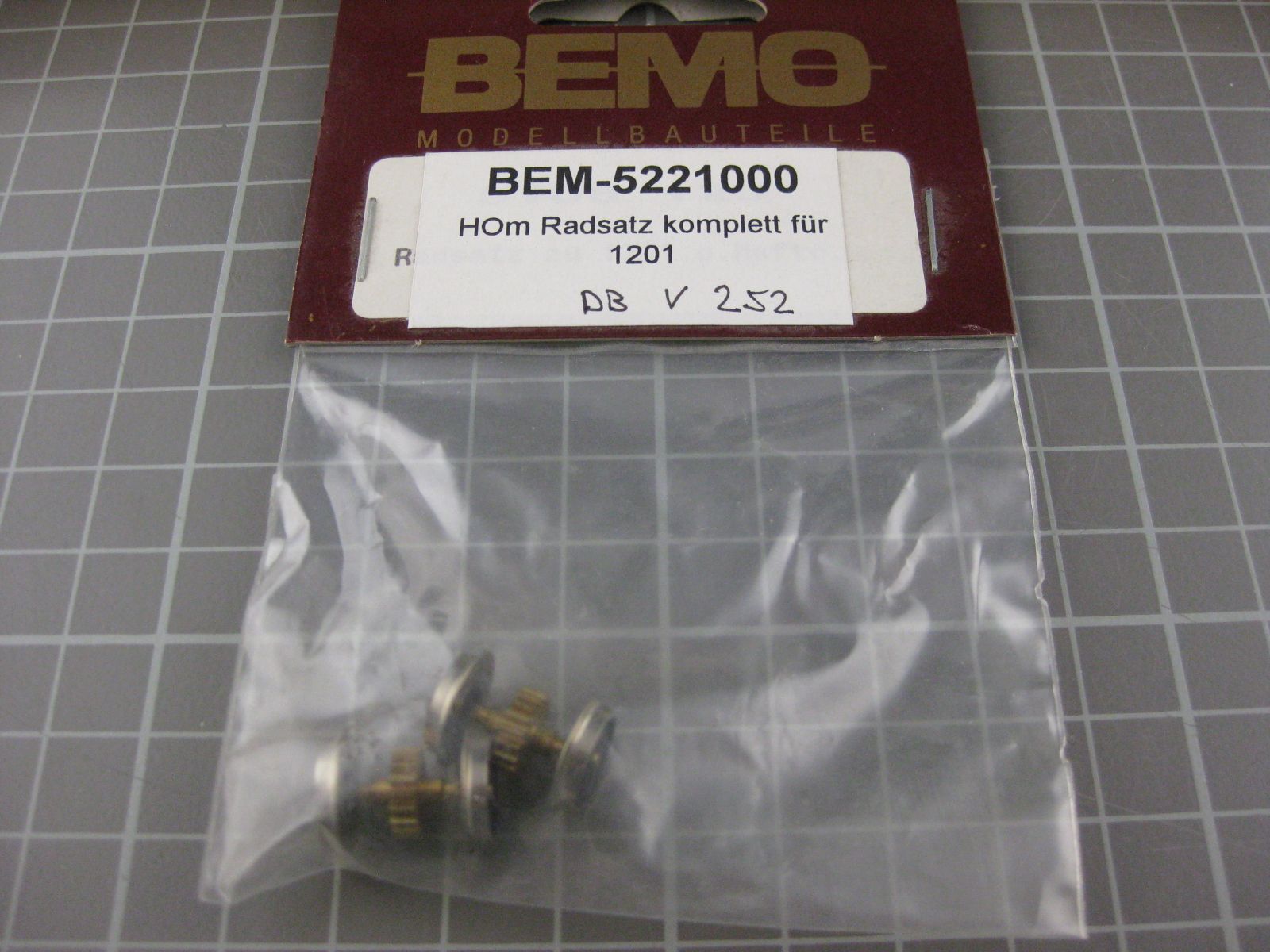 Bemo Modellini di ferrovie: BEMO 5221 000 H0m Radsatz – Nuovo (secondo la descrizione) da Malters venduto da Marosko