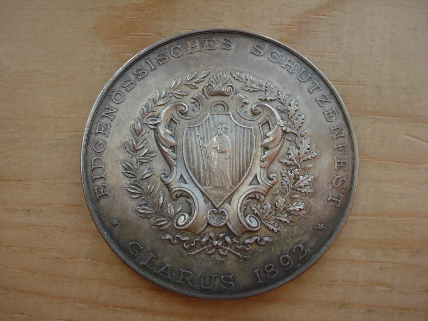 Medaglie: (M3) Swiss shooting Glarus 1892 808b – Usato da Erlach venduto da Net-Coins