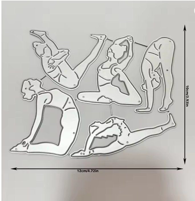 Sciablone: Neues Stanzschablonen-Set Yoga – Nuovo e nell'imballaggio originale da Effretikon venduto da wenuss 3