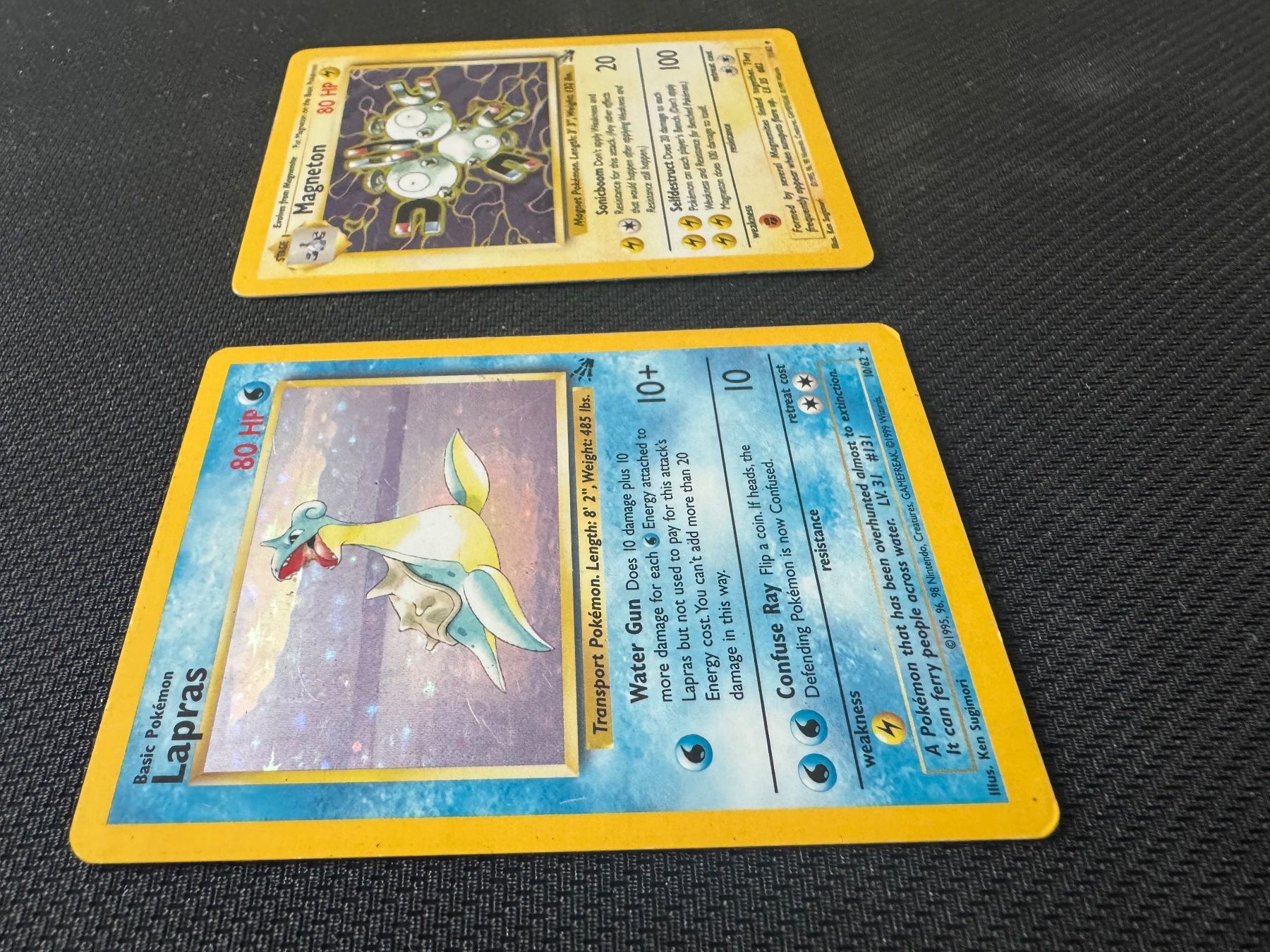 Pokémon Carte collezionabili: Fossil Holo Duo - Lapras and Magneton – Usato da Cadro venduto da kiks27 1
