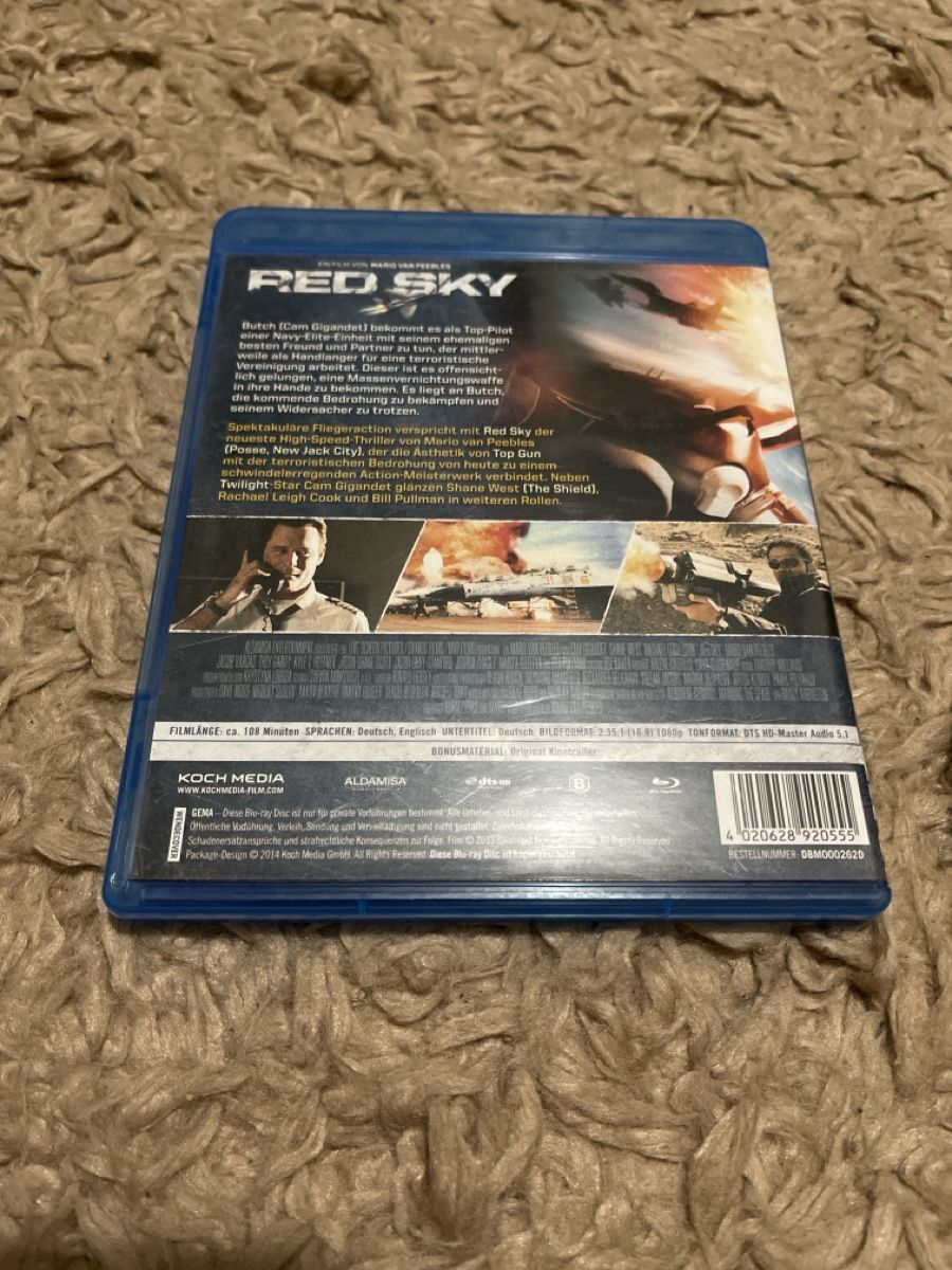 Alle DVDs: Blu-ray Film Red Sky  – Gebraucht aus Unterkulm von AnoliOccasion 2