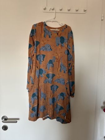Meyadey Elefanten Kleid Gr. 134/140 Top Zustand Herbst 49