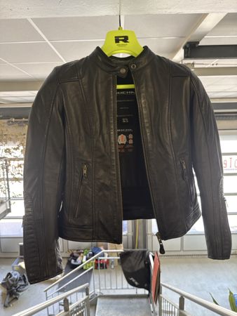 Richa Damen Lederjacke Gr. 38 Schwarz Top Zustand 🏍️