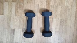 Kurzhantel Set 2 x 1 kg schwarz