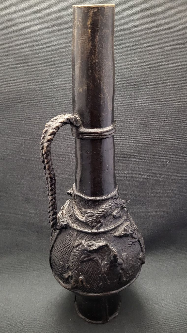 Figuren: Grosses Bronze-Gefäss mit Eidechsen – Gebraucht aus Basel von spinne02 3