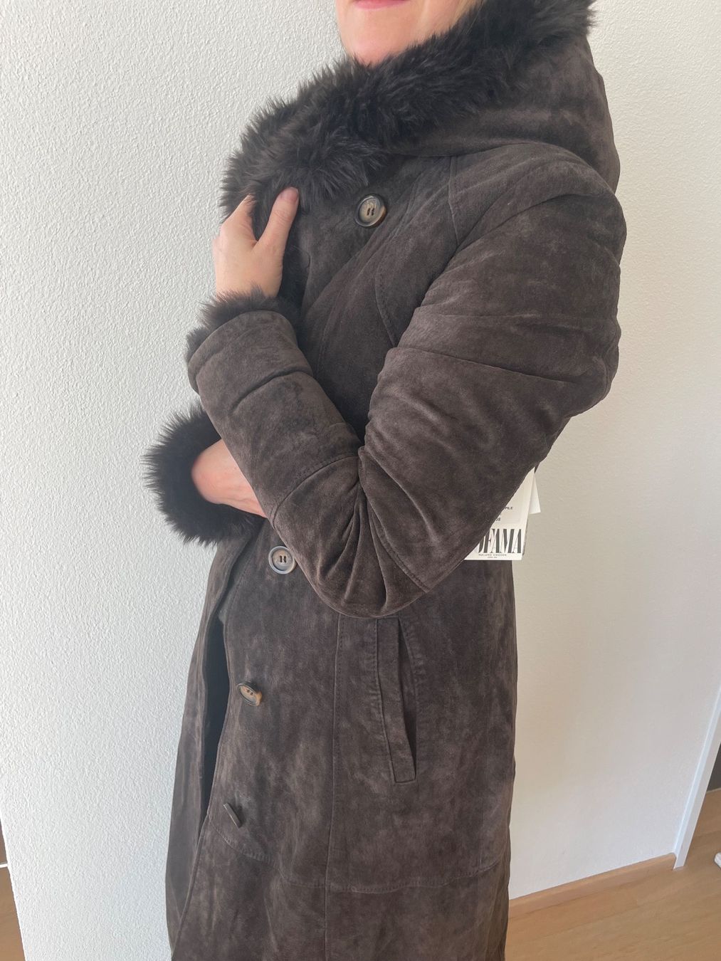 Cappotti: Wildleder Mantel – Nuovo e nell'imballaggio originale da Zürich venduto da erica72 3