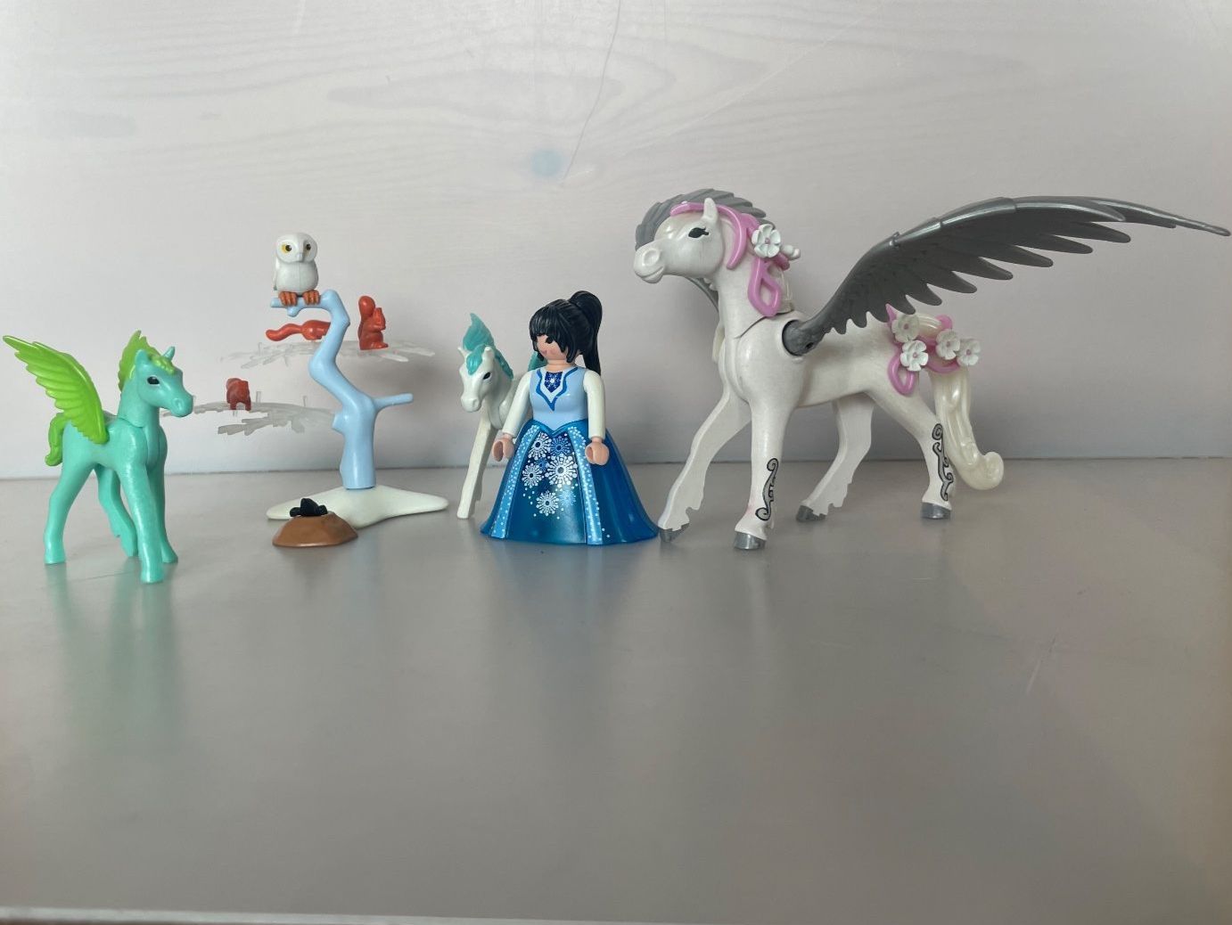Playmobil Giocattoli: Playmobil Set - Prinzessin mit Pegasus und Baum mit Eule – Usato da Seelisberg venduto da Mira1313