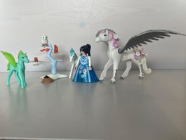Playmobil Set - Prinzessin mit Pegasus und Baum mit Eule