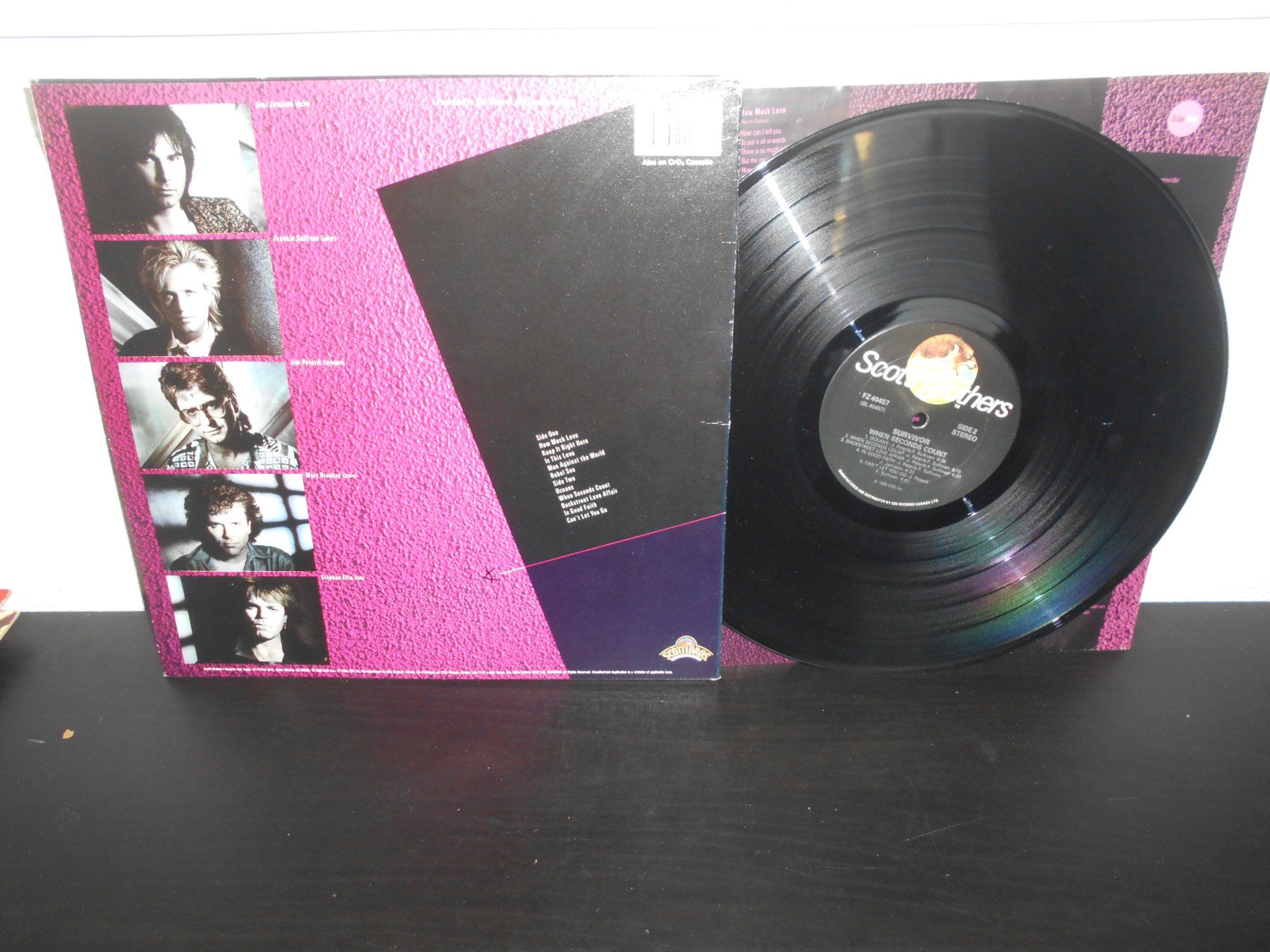 Dischi in vinile: Survivor – When Seconds Count / 1986 – Usato da Aarberg venduto da witchhunter01 1