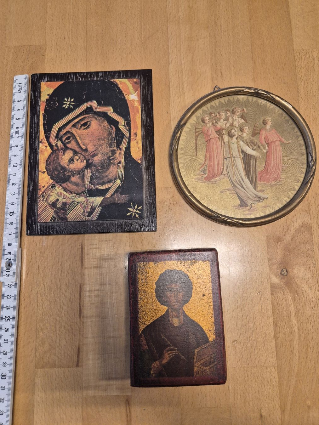 Foto & Immagini: 3 Heiligenbilder – Usato da Vilters venduto da Fleiflomi
