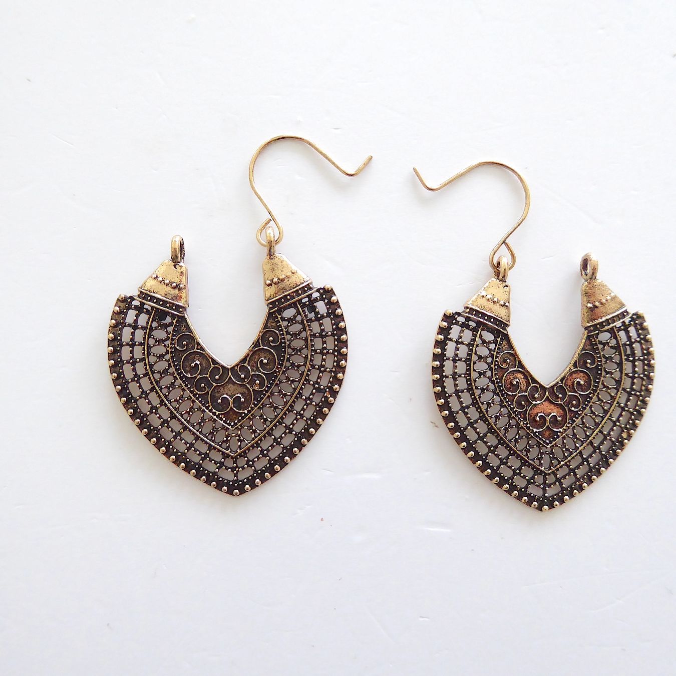 Ohrringe & -stecker: Ohrringe - Ethno Stil - orientalisch - goldig - Modeschmuck – Neu (gemäss Beschreibung) aus Basel von Kunterbunt12 1
