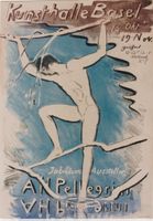 A.H. PELLEGRINI KUNSTHALLE BASEL 1950 Original Plakat