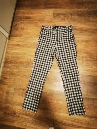 Karo Hose, Schwarz Weiss, Grösse 36, Top Zustand!
