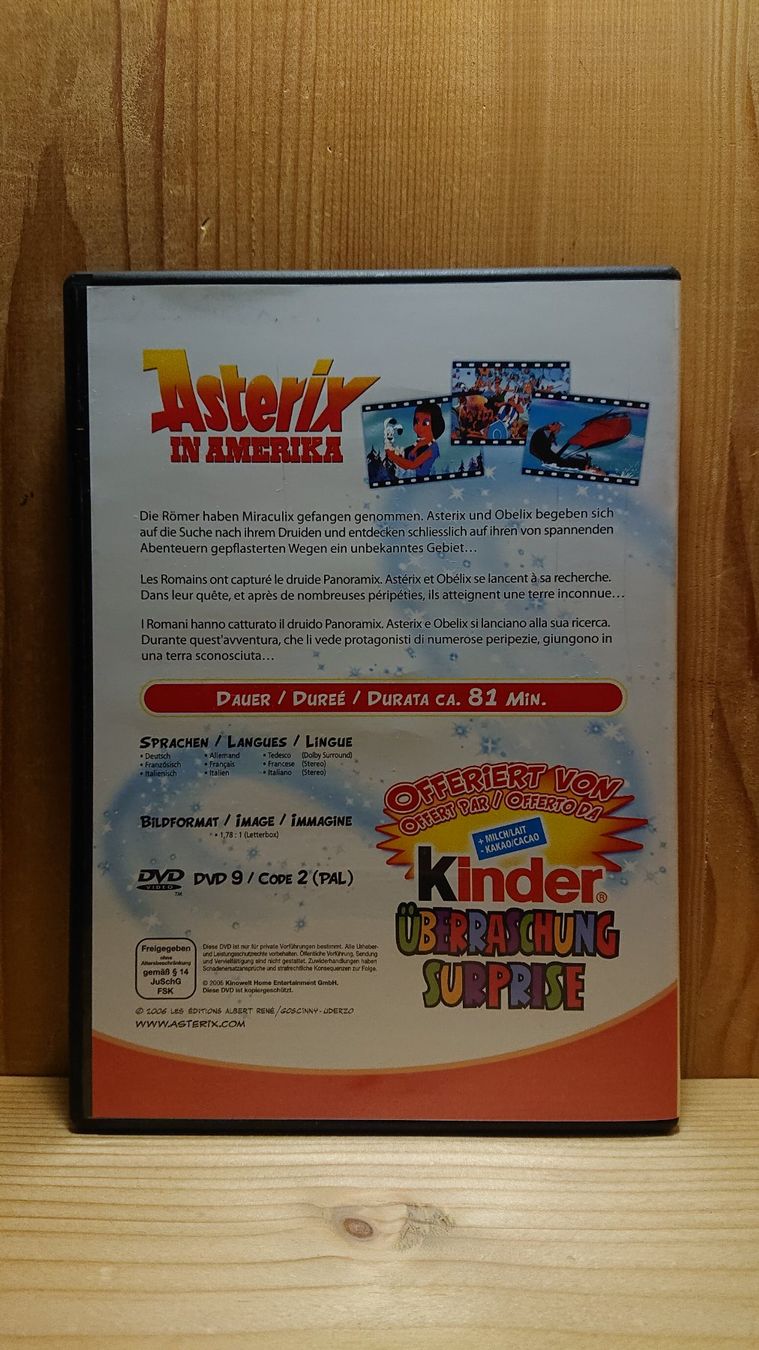Tutti i DVDs: ASTERIX IN AMERIKA DVD – Usato da Wilderswil venduto da Exebub 1