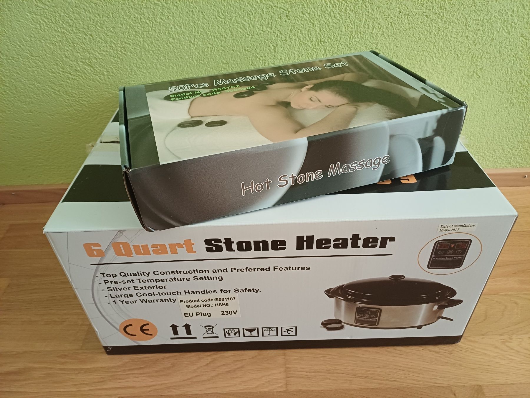 Massagegeräte: Massage Steinheizer 6 Quart mit Steine Set neuwertig – Neu (gemäss Beschreibung) aus Ibach von Rfkki_1982 1