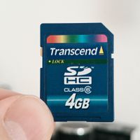 Transcend SD-Karte 4 GB – Speicherkarte (Vintage / Retro)