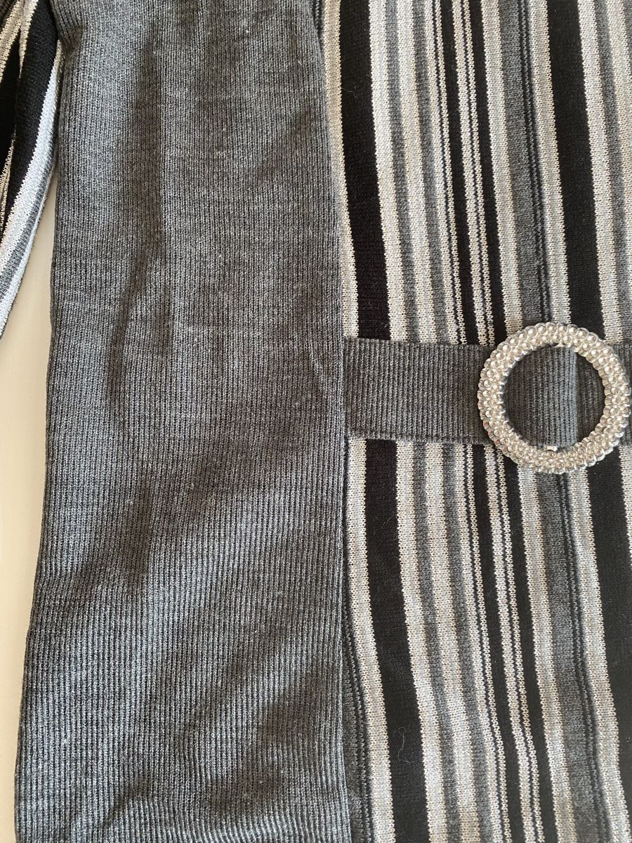 Pullover & Sweatshirts: Damen Langarmshirt gestreift mit Gürtel Gr. m – Gebraucht aus lommis von inf_thv8 3