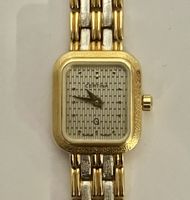 Montre femme Certina bicolore boîtier carré état neuf