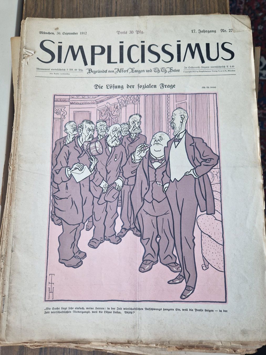 Zeitschriften & Magazine: Simplicissimus Satirezeitschrift 1910 – Gebraucht aus Mörschwil von aik_x8mc 9