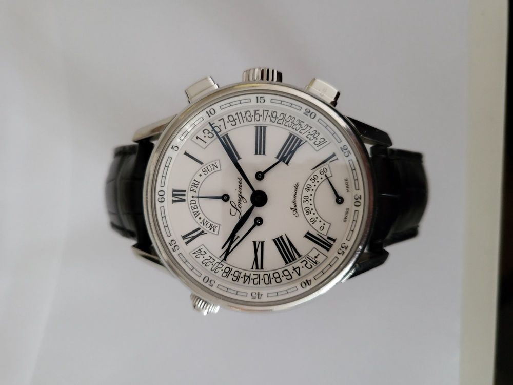 LONGINES Heritage Retrograde L4.797.4.71 Kaufen auf Ricardo