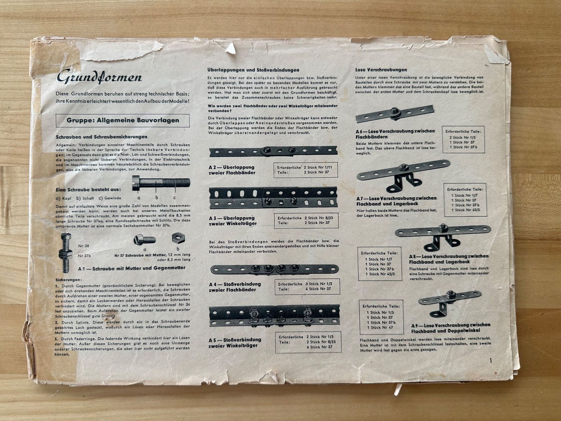 Kit di costruzioni: Metallbaukasten Märklin 102 – Usato da Zürich venduto da ruedigg 3