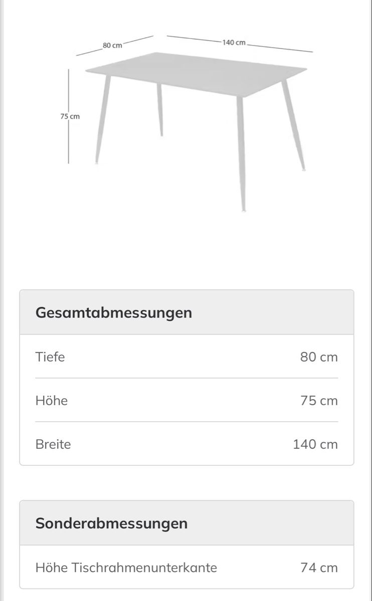Tables: Esstisch in Marmor-Optik – D'occasion à Winterthur par miirj__ 2