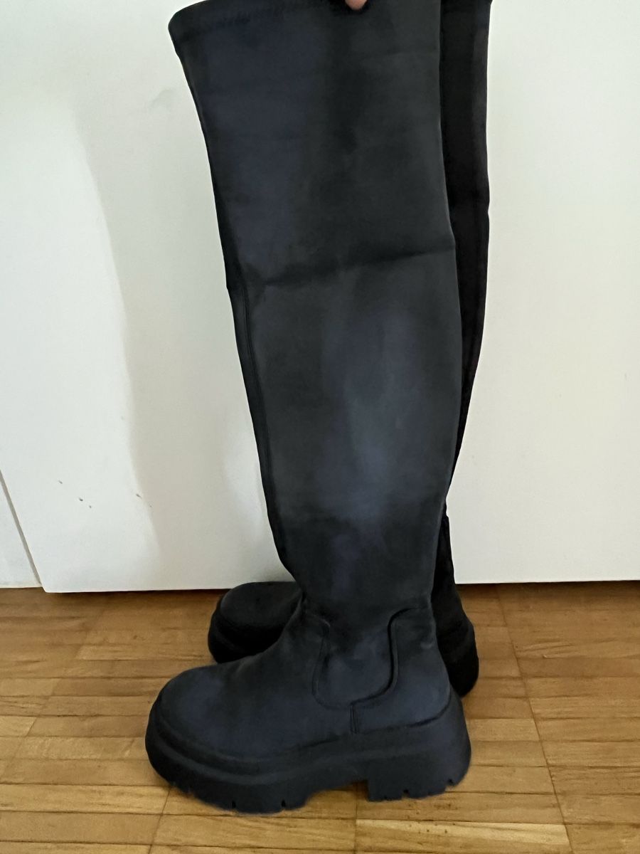 Pull&Bear Damenschuhe: PULL&BEAR Over-the-knee boots - black – Gebraucht aus Zug von IndiQueen 6