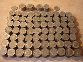 5 Rappen Sammlung 1.480 gr.