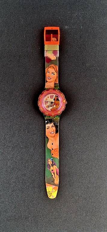 Uhren: Swatch Scuba 200 Beach Virgin SDG104 – Gebraucht aus Bassersdorf von Zwoebschi